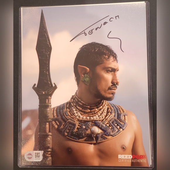 Tenoch Huerta signed Namor 8x10 photo. Comes with SWAU Authentication.